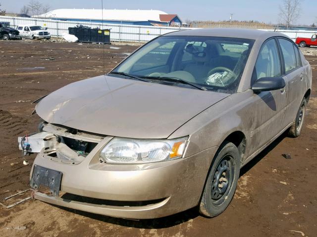 1G8AJ55F16Z184231 - 2006 SATURN ION LEVEL GOLD photo 2