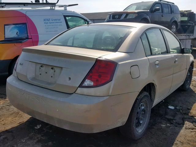 1G8AJ55F16Z184231 - 2006 SATURN ION LEVEL GOLD photo 4