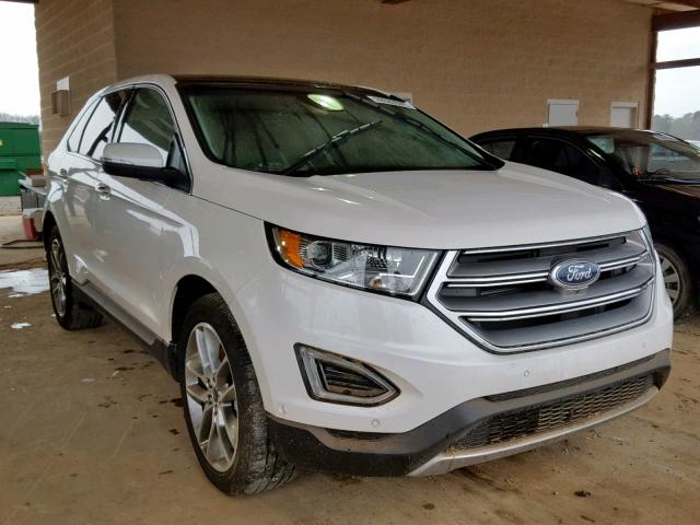 2FMPK4K86HBC40436 - 2017 FORD EDGE TITAN WHITE photo 1