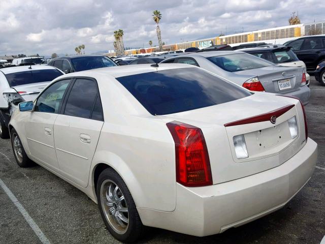 1G6DP567350234142 - 2005 CADILLAC CTS HI FEA WHITE photo 3