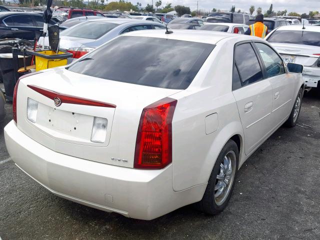 1G6DP567350234142 - 2005 CADILLAC CTS HI FEA WHITE photo 4