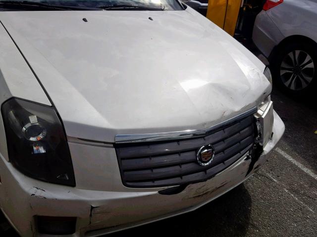 1G6DP567350234142 - 2005 CADILLAC CTS HI FEA WHITE photo 7