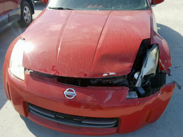 JN1AZ34D46M311024 - 2006 NISSAN 350Z COUPE RED photo 9