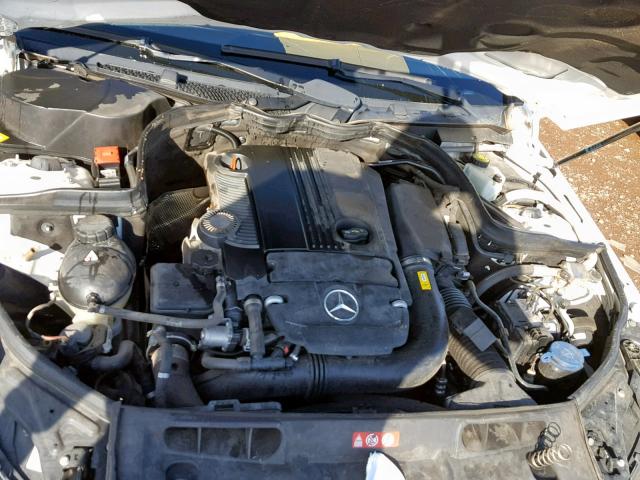 WDDGF4HB2DR254682 - 2013 MERCEDES-BENZ C 250 WHITE photo 7