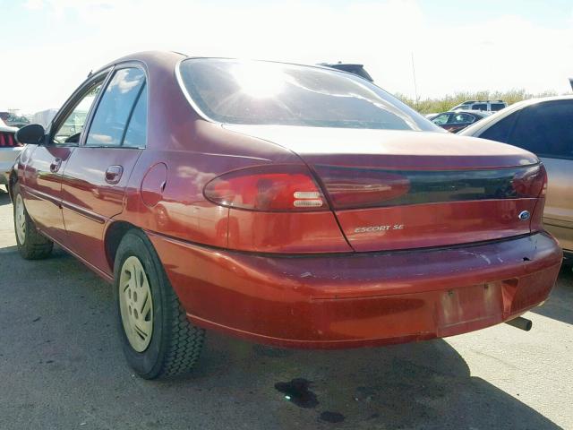 3FAFP13P0YR167271 - 2000 FORD ESCORT RED photo 3