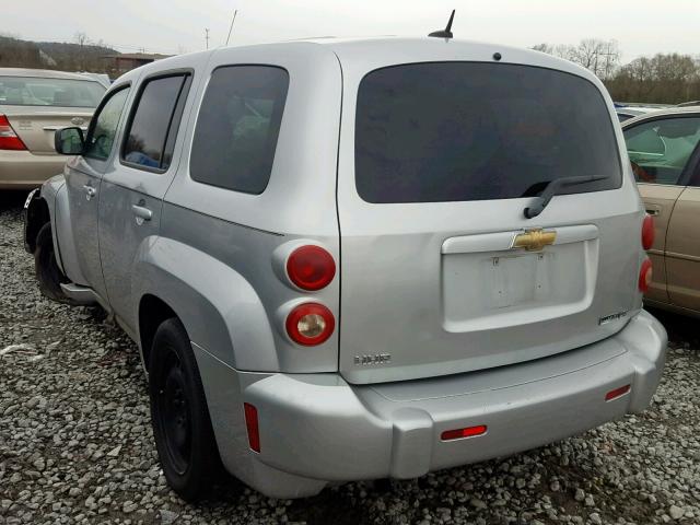 3GNCA13B49S525475 - 2009 CHEVROLET HHR LS Plata foto 3