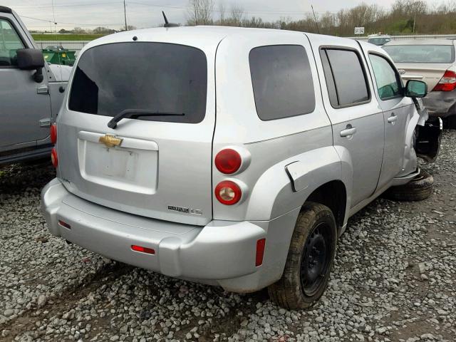 3GNCA13B49S525475 - 2009 CHEVROLET HHR LS Plata foto 4