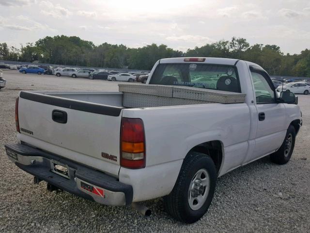 1GTEC14W8XZ535570 - 1999 GMC NEW SIERRA WHITE photo 4