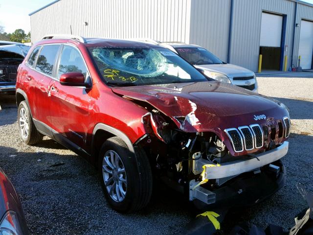 1C4PJLCXXKD110684 - 2019 JEEP CHEROKEE L BURGUNDY photo 1