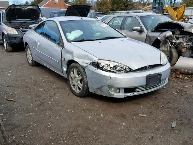 1ZWFT61L115615148 - 2001 MERCURY COUGAR V6 SILVER photo 1