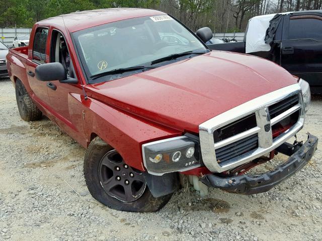 1D7HE48N66S556442 - 2006 DODGE DAKOTA QUA BURGUNDY photo 1