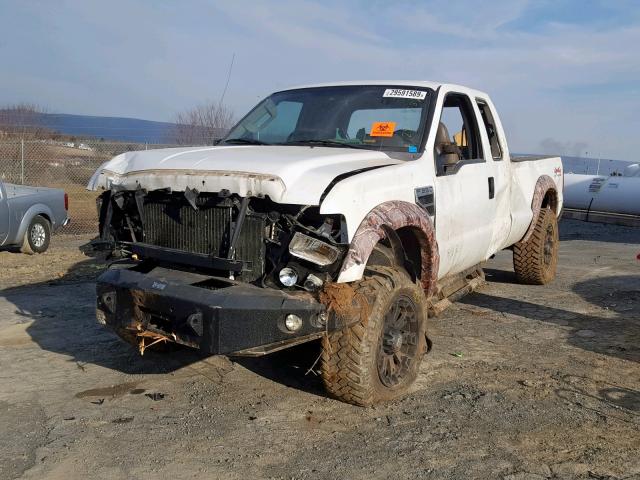 1FTWX31R88EA53774 - 2008 FORD F350 SRW S WHITE photo 2