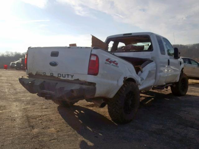 1FTWX31R88EA53774 - 2008 FORD F350 SRW S WHITE photo 4