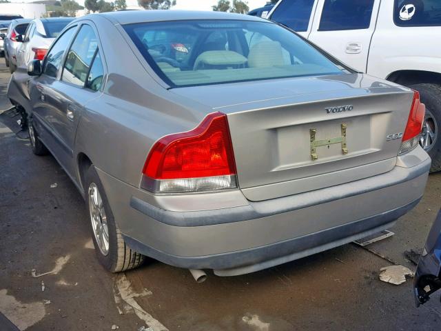 YV1RS64A032278357 - 2003 VOLVO S60 GOLD photo 3