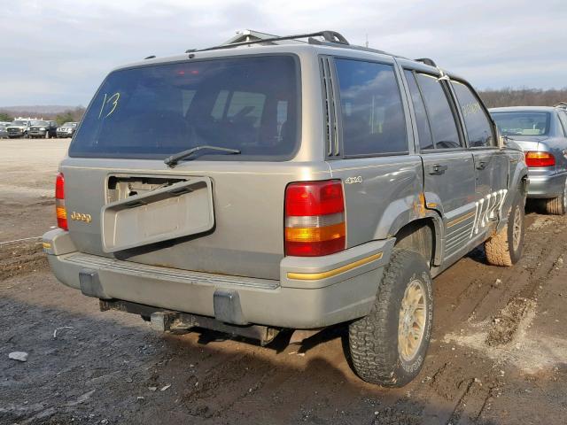 1J4GZ78S1SC543999 - 1995 JEEP GRAND CHER BEIGE photo 4