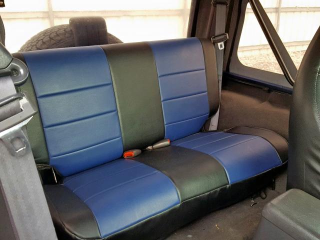 1J4FA29P92P764159 - 2002 JEEP WRANGLER S BLUE photo 6