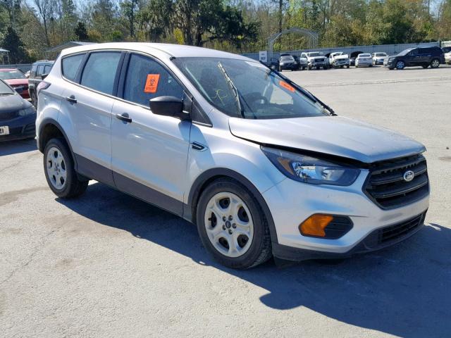 1FMCU0F74JUB35428 - 2018 FORD ESCAPE S SILVER photo 1