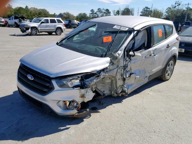 1FMCU0F74JUB35428 - 2018 FORD ESCAPE S SILVER photo 2