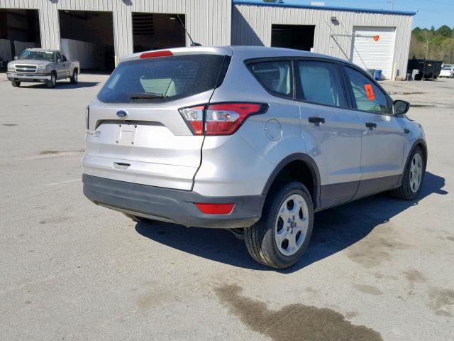 1FMCU0F74JUB35428 - 2018 FORD ESCAPE S SILVER photo 4