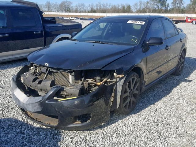 1YVHP81D885M27921 - 2008 MAZDA 6 S BLACK photo 2