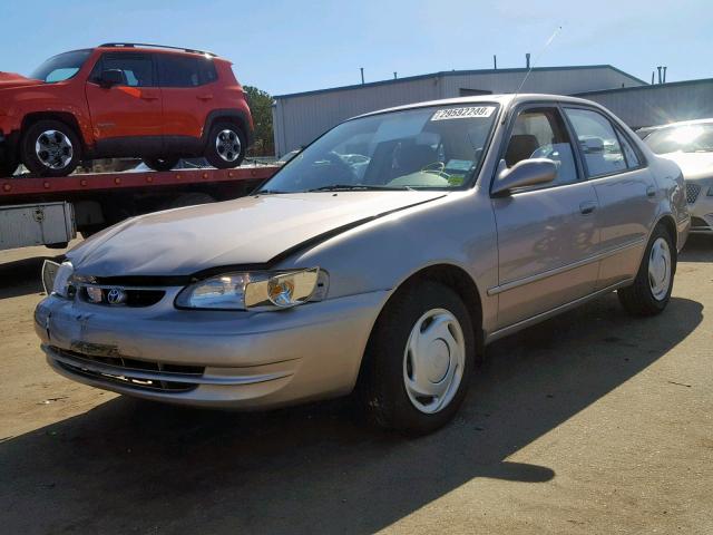 2T1BR18E3WC008483 - 1998 TOYOTA COROLLA VE TAN photo 2