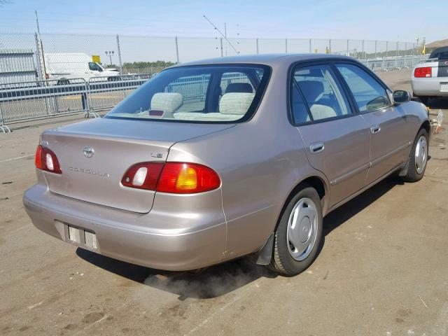 2T1BR18E3WC008483 - 1998 TOYOTA COROLLA VE TAN photo 4