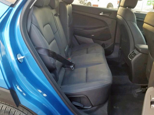 KM8J33A21HU354400 - 2017 HYUNDAI TUCSON LIM BLUE photo 6