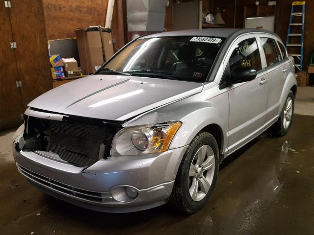 1B3CB9HA7AD598057 - 2010 DODGE CALIBER UP SILVER photo 2