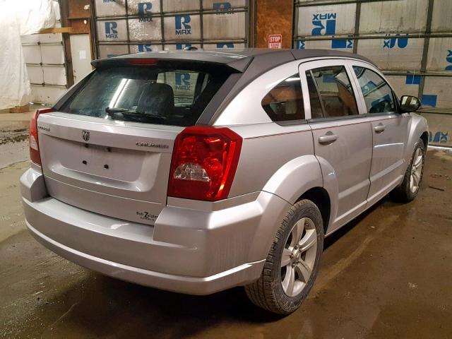 1B3CB9HA7AD598057 - 2010 DODGE CALIBER UP SILVER photo 4