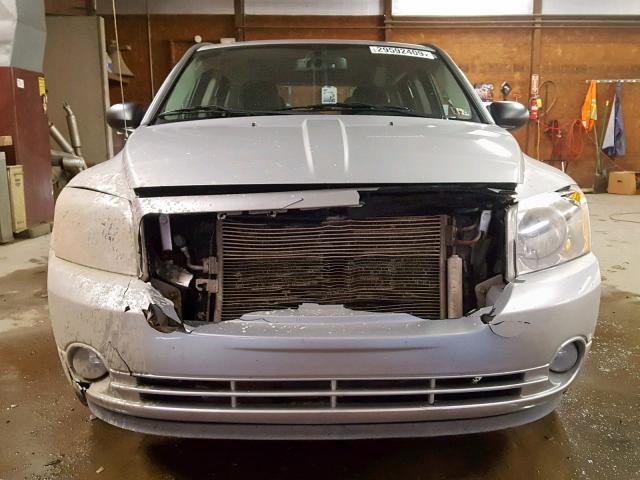 1B3CB9HA7AD598057 - 2010 DODGE CALIBER UP SILVER photo 9