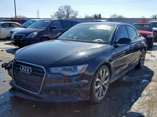 WAUHGAFC0CN046261 - 2012 AUDI A6 PRESTIG BLACK photo 2