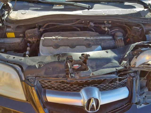 2HNYD18875H505537 - 2005 ACURA MDX TOURIN BLACK photo 7