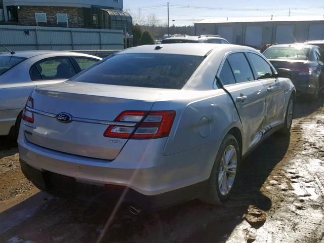 1FAHP2E81DG208335 - 2013 FORD TAURUS SEL SILVER photo 4