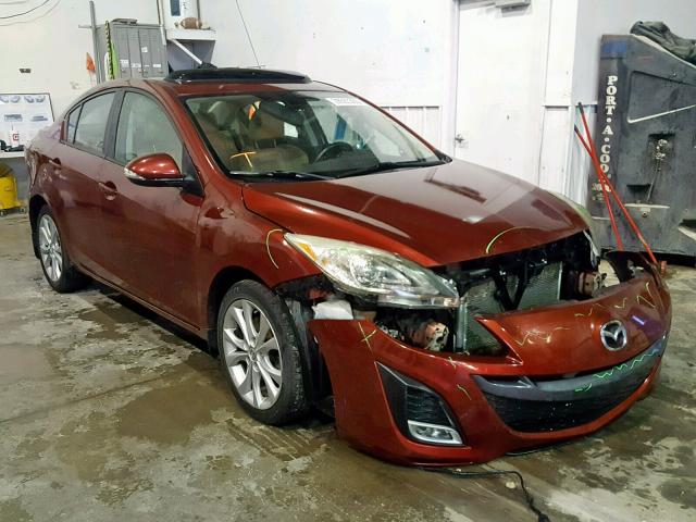 JM1BL1S50A1144917 - 2010 MAZDA 3 S RED photo 1