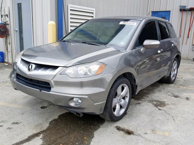 5J8TB18517A021815 - 2007 ACURA RDX TECHNO GRAY photo 2