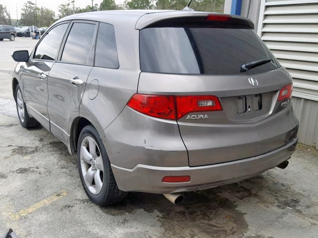 5J8TB18517A021815 - 2007 ACURA RDX TECHNO GRAY photo 3