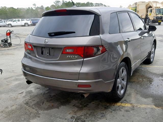 5J8TB18517A021815 - 2007 ACURA RDX TECHNO GRAY photo 4