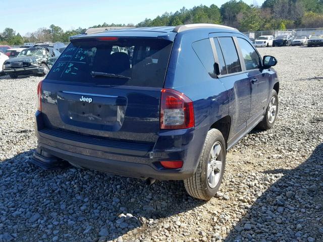 1C4NJCBA3FD427491 - 2015 JEEP COMPASS SP BLUE photo 4