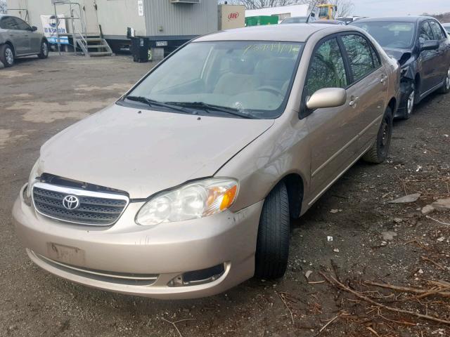 2T1BR32E05C362870 - 2005 TOYOTA COROLLA CE BEIGE photo 2