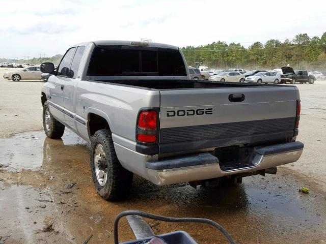 1B7KC2362XJ646205 - 1999 DODGE RAM 2500 SILVER photo 3