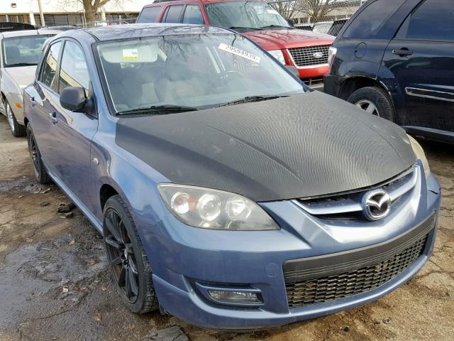 JM1BK34L971639118 - 2007 MAZDA SPEED 3 BLUE photo 1