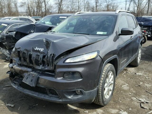 1C4PJMCS0EW240895 - 2014 JEEP CHEROKEE L CHARCOAL photo 2