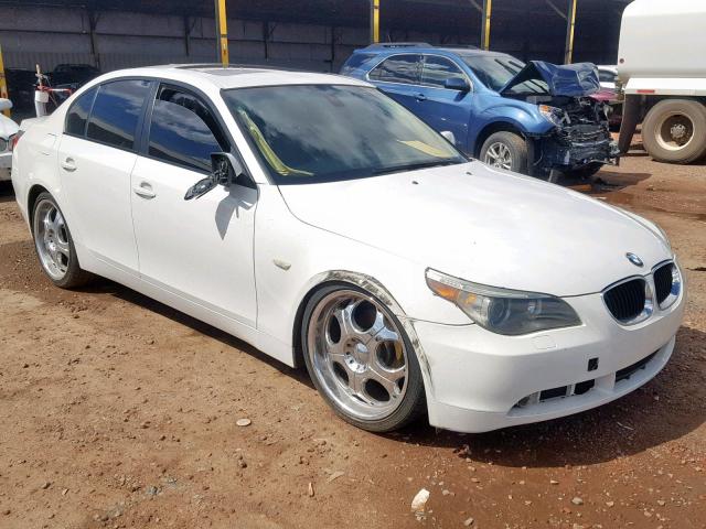 WBANA53595B855957 - 2005 BMW 525 I WHITE photo 1