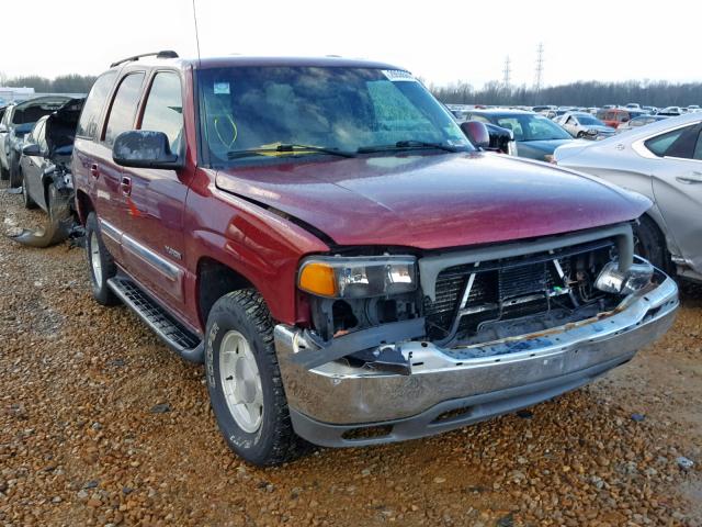 1GKEC13V13R304467 - 2003 GMC YUKON MAROON photo 1