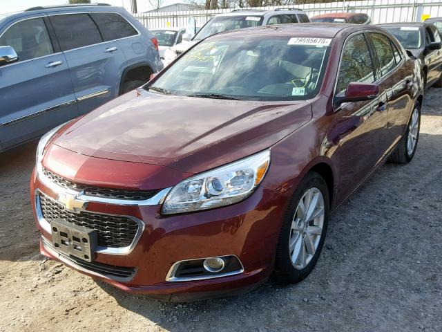 1G11F5SLXFF166452 - 2015 CHEVROLET MALIBU LTZ BURGUNDY photo 2