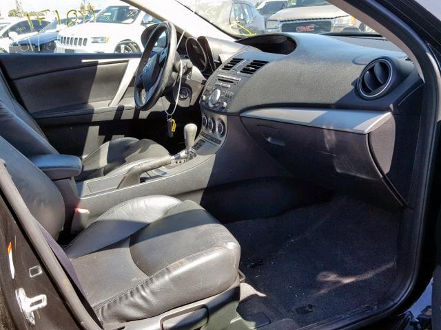 JM1BL1S67A1208007 - 2010 MAZDA 3 S BLACK photo 5