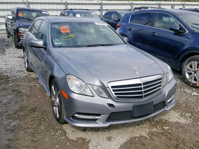 WDDHF5KB4CA651049 - 2012 MERCEDES-BENZ E 350 GRAY photo 1