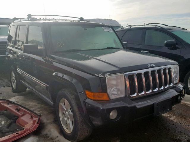 1J8HG58226C299251 - 2006 JEEP COMMANDER BLACK photo 1