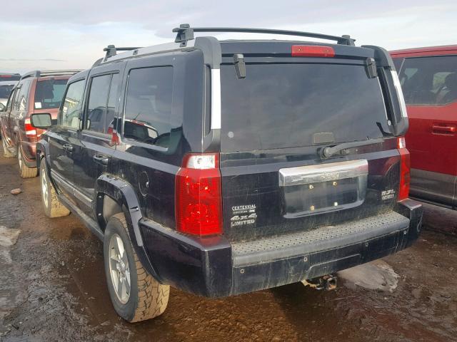 1J8HG58226C299251 - 2006 JEEP COMMANDER BLACK photo 3