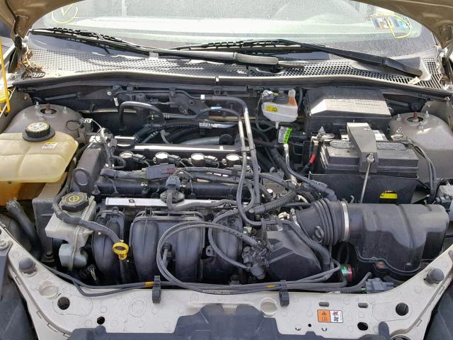 1FAFP34N97W166317 - 2007 FORD FOCUS ZX4 TAN photo 7